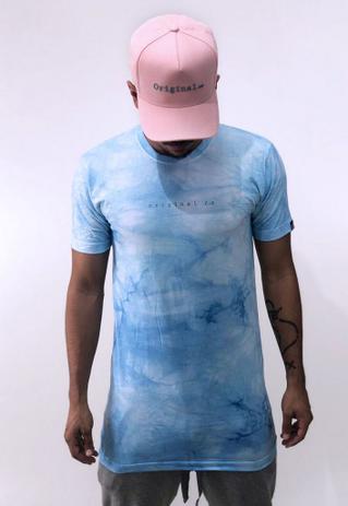 blusa tie dye azul