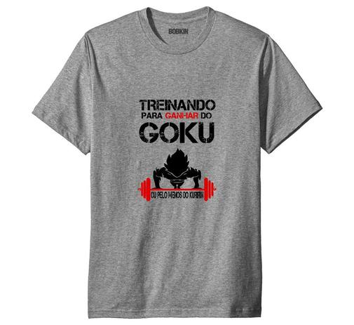 camisa treinando para ganhar do goku