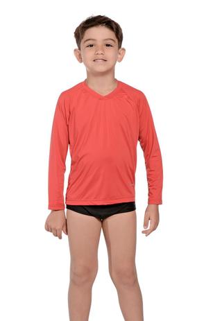 camisa infantil para praia