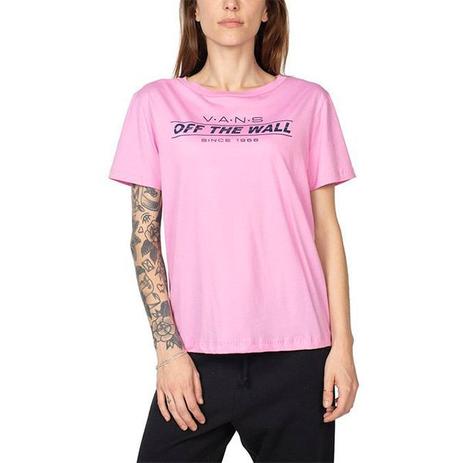 vans camiseta rosa