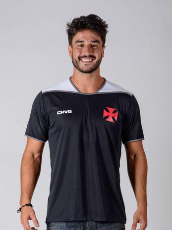 Camiseta Vasco Braziline Up Adulto - Preta Menor preço em Camiseta Vasco Braziline Up Adulto - Preta