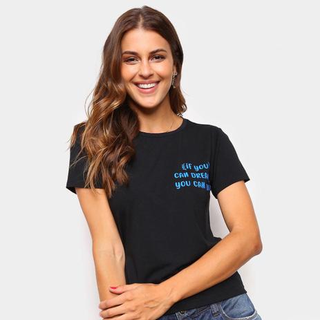 camisa estampada feminina manga curta