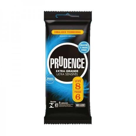 Camisinha Preservativo Prudence Extra Grande Ultra Sensível Leve 8 Pague 6 Menor preço em Camisinha Preservativo Prudence Extra Grande Ultra Sensível Leve 8 Pague 6