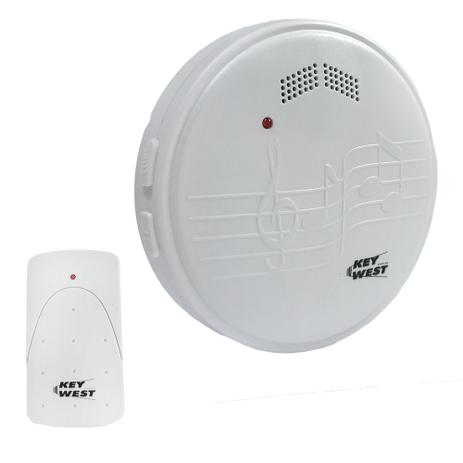 Campainha Residencial Wireless a pilha com Ajuste de Volume - DNI 6393 - Key West é boa?