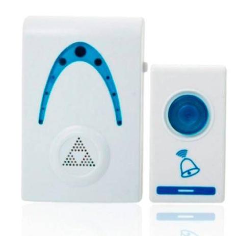 Campainha Sem Fio 32 Toques Led Wireless Wifi Doorbell Branca - Bcs Menor preço em Campainha Sem Fio 32 Toques Led Wireless Wifi Doorbell Branca - Bcs