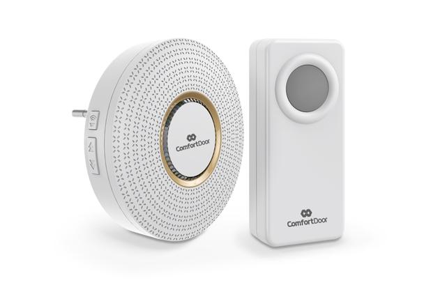 Campainha Sem Fio Wi-fi Alcance 100m 52 Toques Á Prova DÁgua Bivolt Branca - Comfortdoor Menor preço em Campainha Sem Fio Wi-fi Alcance 100m 52 Toques Á Prova DÁgua Bivolt Branca - Comfortdoor