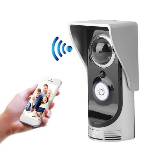 Campainha Vídeo Porteiro Câmera de Vídeo WIFI á Prova Dágua Atenda de Qualquer Lugar - Danmini Menor preço em Campainha Vídeo Porteiro Câmera de Vídeo WIFI á Prova Dágua Atenda de Qualquer Lugar - Danmini