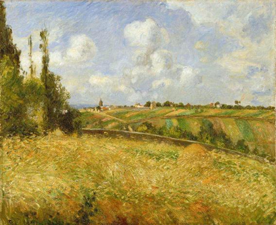 Campo de Centeio - Camille Pissarro - Tela 50x61 Para Quadro - Santhatela Menor preço em Campo de Centeio - Camille Pissarro - Tela 50x61 Para Quadro - Santhatela