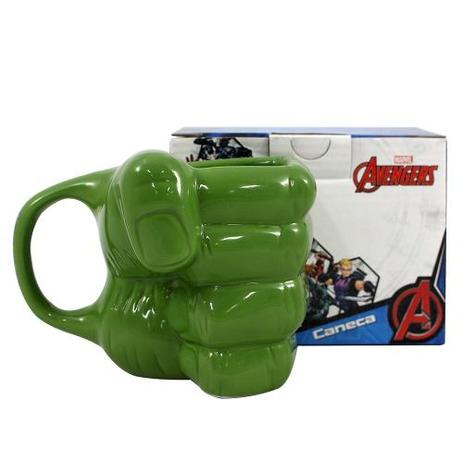 Caneca 3d Marvel Mao Hulk 350ml - Zc Menor preço em Caneca 3d Marvel Mao Hulk 350ml - Zc