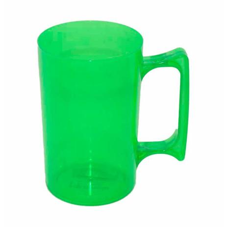 Caneca acrilica chopp 350ml verde neon / un / amalu Menor preço em Caneca acrilica chopp 350ml verde neon / un / amalu