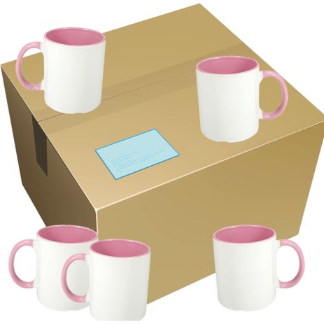 Caneca Cerâmica Branca c/ Interior e Alça Rosa 325 ml Live (460) - 36 Unidades (Caixa Fechada) - Live shopvirtua3000 Menor preço em Caneca Cerâmica Branca c/ Interior e Alça Rosa 325 ml Live (460) - 36 Unidades (Caixa Fechada) - Live shopvirtua3000