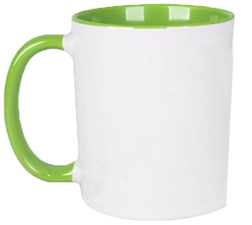 Caneca Cerâmica Branca c/ Interior e Alça Verde Claro 325 ml Live (459) - 01 Unidade - Live shopvirtua3000 Menor preço em Caneca Cerâmica Branca c/ Interior e Alça Verde Claro 325 ml Live (459) - 01 Unidade - Live shopvirtua3000