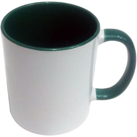 Caneca Cerâmica Branca c/ Interior e Alça Verde Escuro 325ml Live (1939) - 01 Unidade - Live shopvirtua3000 Menor preço em Caneca Cerâmica Branca c/ Interior e Alça Verde Escuro 325ml Live (1939) - 01 Unidade - Live shopvirtua3000