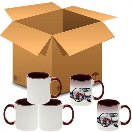 Caneca Cerâmica Branca com interior e Alça em Marrom 325ml Resinada P/ Sublimação (B011) - 36 Unidades (Caixa Fechada) - Mecolour shopvirtua3000 é ruim? Caneca Cerâmica Branca com interior e Alça em Marrom 325ml Resinada P/ Sublimação (B011) - 36 Unidades (Caixa Fechada) - Mecolour shopvirtua3000 é boa?