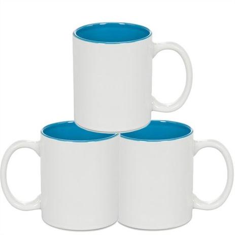 Caneca Cerâmica Branca Somente com interior em Azul Escuro 325ml Resinada P/ Sublimação - 36 Unidades (Caixa Fechada) - Shopvirtua3000 original Menor preço em Caneca Cerâmica Branca Somente com interior em Azul Escuro 325ml Resinada P/ Sublimação - 36 Unidades (Caixa Fechada) - Shopvirtua3000 original