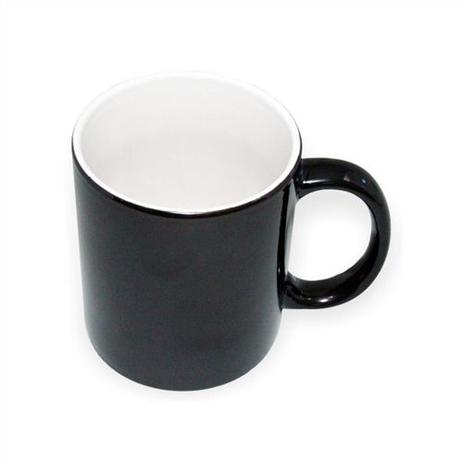 Caneca Cerâmica Mágica Preta Brilhante 325ml Resinada P/ Sublimação (B125) - 01 Unidade - Mecolour shopvirtua3000 Menor preço em Caneca Cerâmica Mágica Preta Brilhante 325ml Resinada P/ Sublimação (B125) - 01 Unidade - Mecolour shopvirtua3000