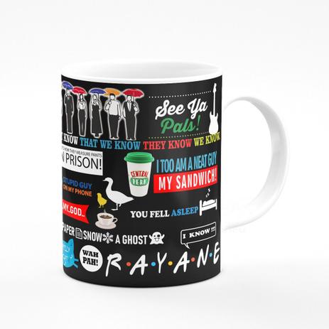 Caneca Da Série Friends Com Nome Personalizado Fundo Preto - Jps info Menor preço em Caneca Da Série Friends Com Nome Personalizado Fundo Preto - Jps info