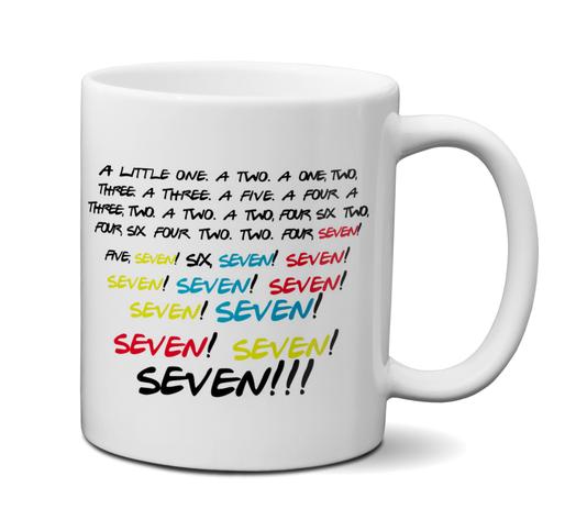 Caneca Da Série Friends - Seven Seven Seven! Menor preço em Caneca Da Série Friends - Seven Seven Seven!