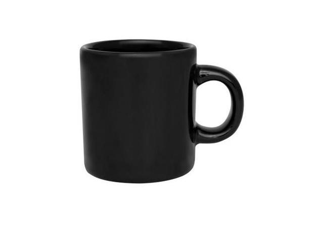 Caneca de Cerâmica Biona Oxford Preta 100ml Menor preço em Caneca de Cerâmica Biona Oxford Preta 100ml