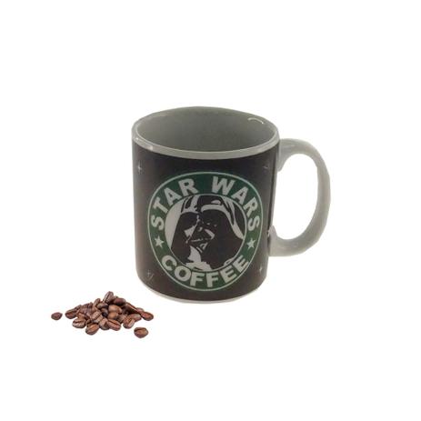 Caneca De Ceramica Perso. 300ml Temática Star Wars Coffe Ludi. - Maisaz Menor preço em Caneca De Ceramica Perso. 300ml Temática Star Wars Coffe Ludi. - Maisaz
