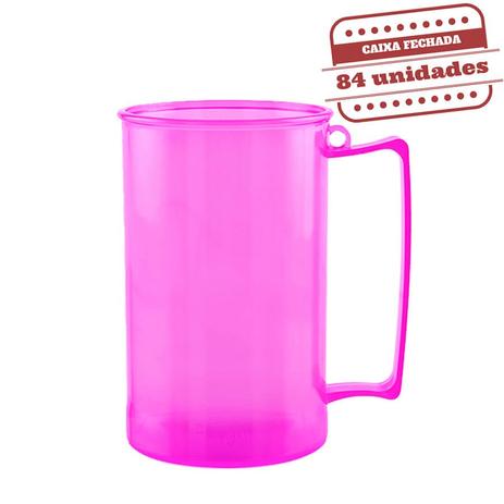 Caneca de Chopp Acrílica Durável Lilás 500ml 84 unidades Bezavel - Festabox Menor preço em Caneca de Chopp Acrílica Durável Lilás 500ml 84 unidades Bezavel - Festabox