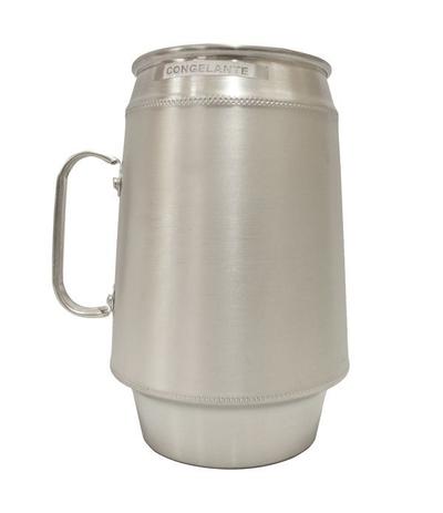 Caneca de Chopp Alumínio Ice Beer Lisa Congelante 500ml - Re artefatos Menor preço em Caneca de Chopp Alumínio Ice Beer Lisa Congelante 500ml - Re artefatos