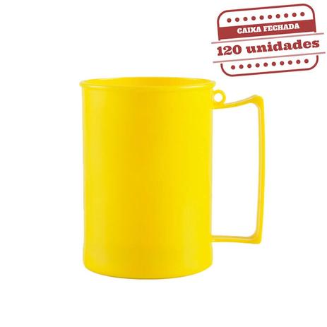 Caneca de Chopp Amarelo Gema Leitosa 300ml 120 unidades Bezavel - Festabox Menor preço em Caneca de Chopp Amarelo Gema Leitosa 300ml 120 unidades Bezavel - Festabox