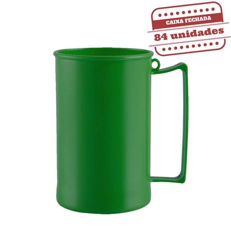 Caneca de Chopp Verde Leitosa 500ml 84 unidades Bezavel - Festabox Menor preço em Caneca de Chopp Verde Leitosa 500ml 84 unidades Bezavel - Festabox