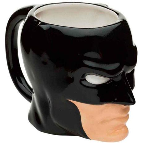Caneca De Porcelana 3d Dc Comics Batman Preto Face 480ml - Versare anos dourados Menor preço em Caneca De Porcelana 3d Dc Comics Batman Preto Face 480ml - Versare anos dourados