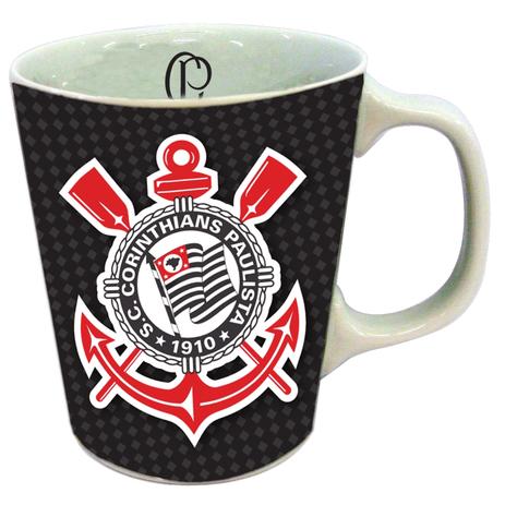 Caneca de Porcelana Decorada Corinthians 250ml - Allmix Menor preço em Caneca de Porcelana Decorada Corinthians 250ml - Allmix