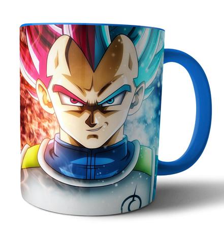 Caneca de Porcelana Vegeta Principe dos Sayajins Dragon Ball - VilelaGG -  Caneca - Magazine Luiza