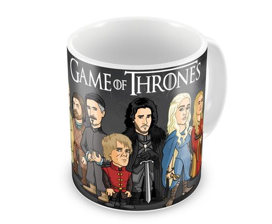 Caneca de Porcelana Game of Thrones = Ilustração - 325ml - Carmélia personalizados Menor preço em Caneca de Porcelana Game of Thrones = Ilustração - 325ml - Carmélia personalizados