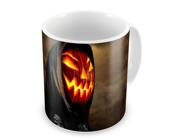 Caneca de Porcelana Halloween - Modelo Abóbora - Carmélia personalizados Menor preço em Caneca de Porcelana Halloween - Modelo Abóbora - Carmélia personalizados