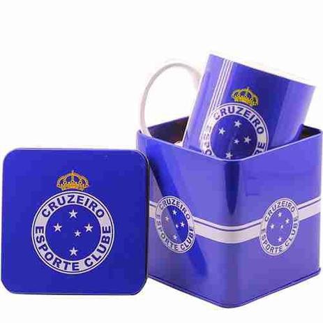Caneca De Porcelana Na Lata 320ml - Cruzeiro - Mileno Menor preço em Caneca De Porcelana Na Lata 320ml - Cruzeiro - Mileno