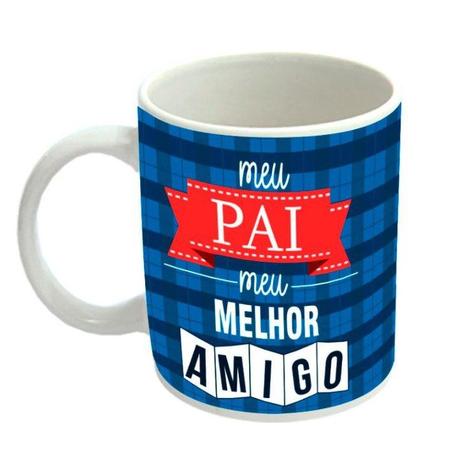 Caneca de Porcelana Pai Melhor Amigo - Amocanecas Menor preço em Caneca de Porcelana Pai Melhor Amigo - Amocanecas