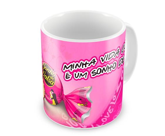 Caneca de Porcelana Páscoa - Modelo Minha Vida é um Sonho! - Carmélia personalizados Menor preço em Caneca de Porcelana Páscoa - Modelo Minha Vida é um Sonho! - Carmélia personalizados