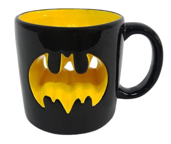 Caneca de Porcelana Preta 320ml Batman Urban Menor preço em Caneca de Porcelana Preta 320ml Batman Urban