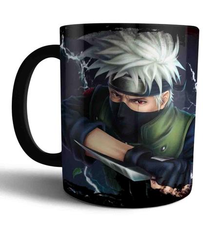 Caneca de porcelana preta Naruto Kakashi Hatake Sharingan Live Comics - Preta Menor preço em Caneca de porcelana preta Naruto Kakashi Hatake Sharingan Live Comics - Preta