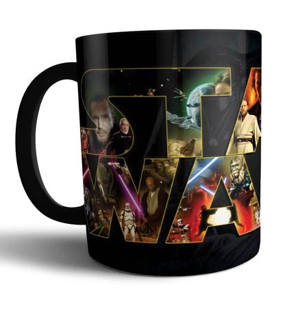 Caneca de porcelana preta Star Wars 006 Staff Live Comics - Preta Menor preço em Caneca de porcelana preta Star Wars 006 Staff Live Comics - Preta