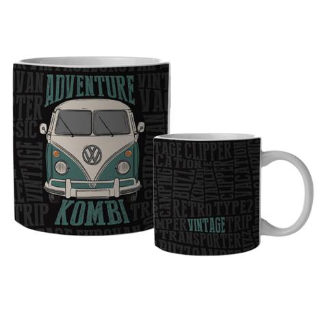 Caneca De Porcelana Vw Kombi Adventure - Urban Menor preço em Caneca De Porcelana Vw Kombi Adventure - Urban