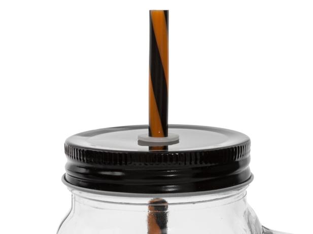 Caneca de Vidro 450ml Lyor - Caveira Rock Style 2 Peças