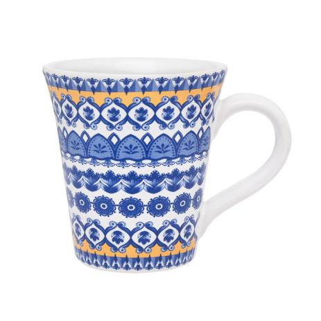 Caneca Em Cerâmica Tulipa 330ml - La Carreta - Oxford Menor preço em Caneca Em Cerâmica Tulipa 330ml - La Carreta - Oxford