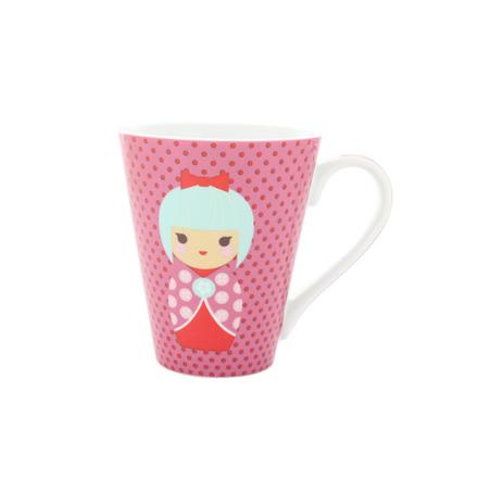 Caneca em porcelana Casambiente Gift Bonecas GIFT007/4 Menor preço em Caneca em porcelana Casambiente Gift Bonecas GIFT007/4