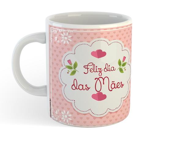 Caneca Feliz Dia das Mães - Carmélia personalizados Menor preço em Caneca Feliz Dia das Mães - Carmélia personalizados