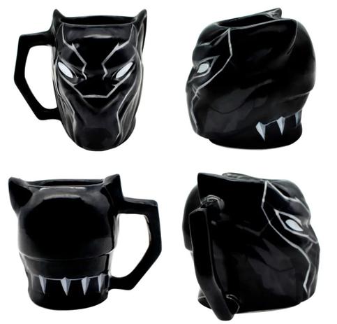 Caneca Formato 3d Pantera Negra Marvel Avengers 450ml Zona Criativa Caneca De Cha E Cafe Magazine Luiza