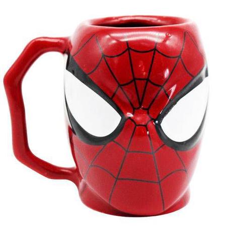 Caneca formato 3d spider - 400ml - Zc Menor preço em Caneca formato 3d spider - 400ml - Zc