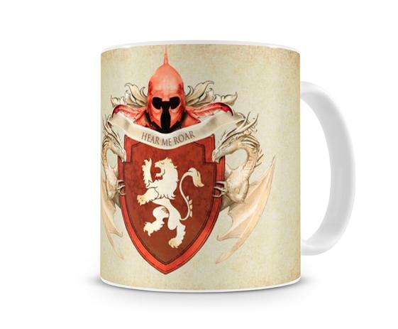 Caneca Game of Thrones Brasão Lannister - Artgeek Menor preço em Caneca Game of Thrones Brasão Lannister - Artgeek