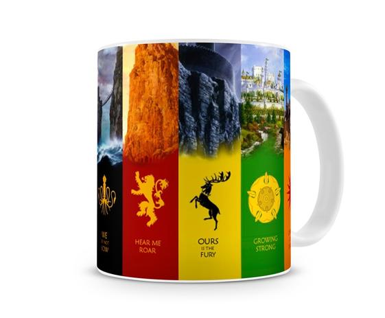 Caneca Game of Thrones Casas VI - Artgeek Menor preço em Caneca Game of Thrones Casas VI - Artgeek