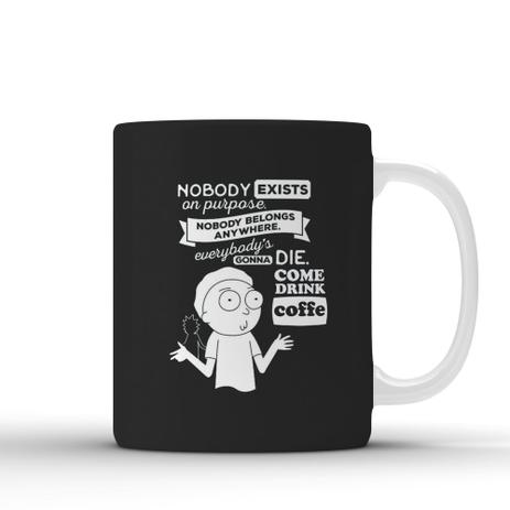 Caneca Geek Rick And Morty Frases Personalizada 325 ml - Hpl Menor preço em Caneca Geek Rick And Morty Frases Personalizada 325 ml - Hpl