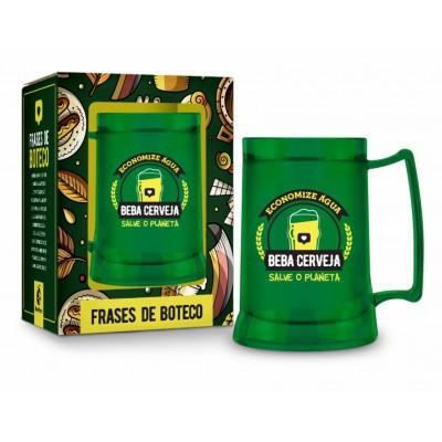 Caneca gel 300ml temas - economize água - Brasfoot Menor preço em Caneca gel 300ml temas - economize água - Brasfoot